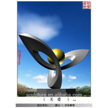 Modern Large Famous Arts Abstract Stainless steel Sculpture for Garden decoration
